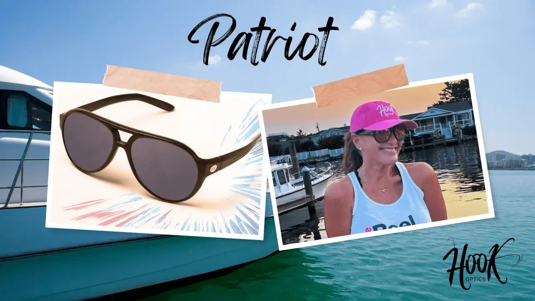 The Patriot: Sunglasses Crafted with Pride and Made in the USA - Hook sunglasses