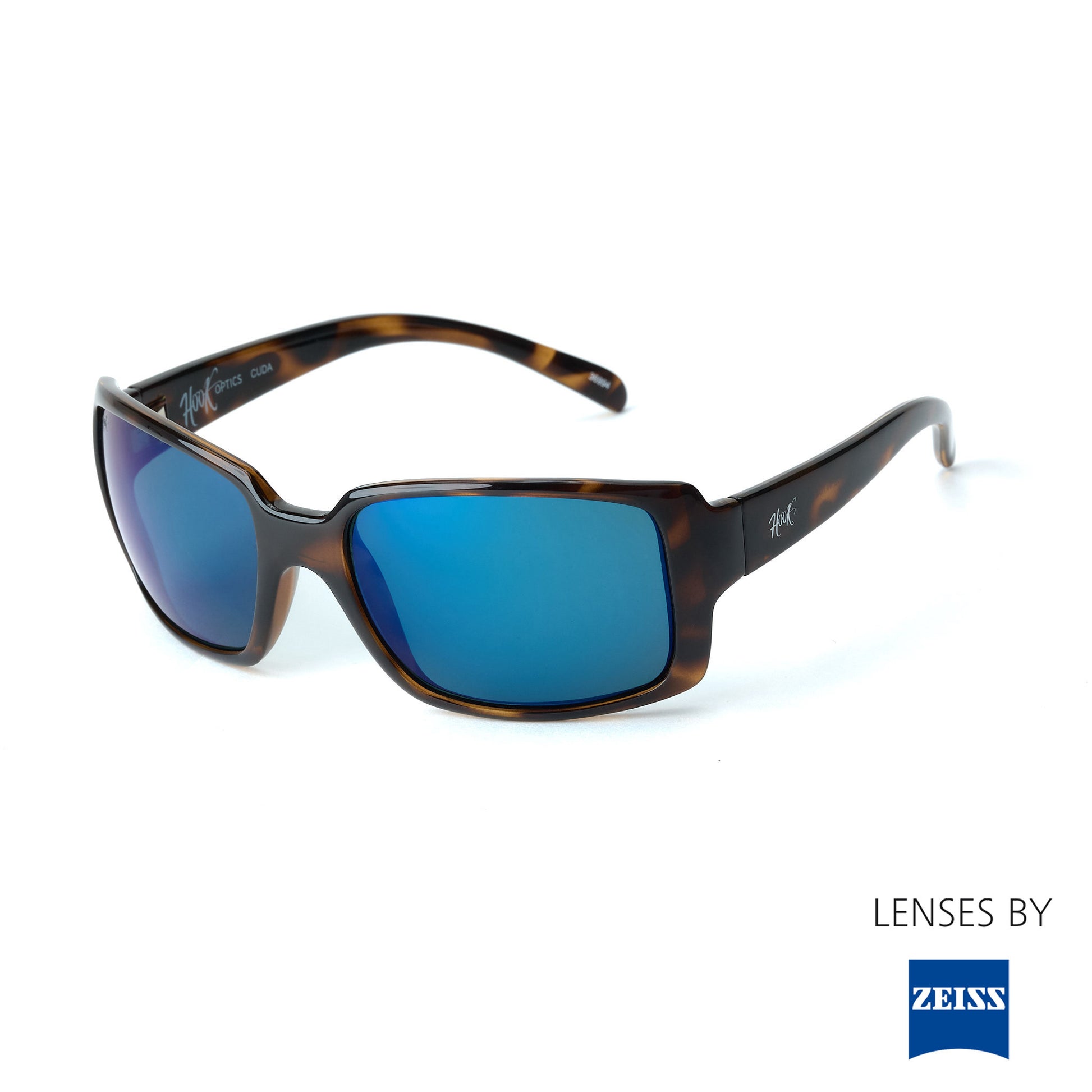 Hook Optics Cuda polarized sunglasses delivering sharp clarity for lady anglers.