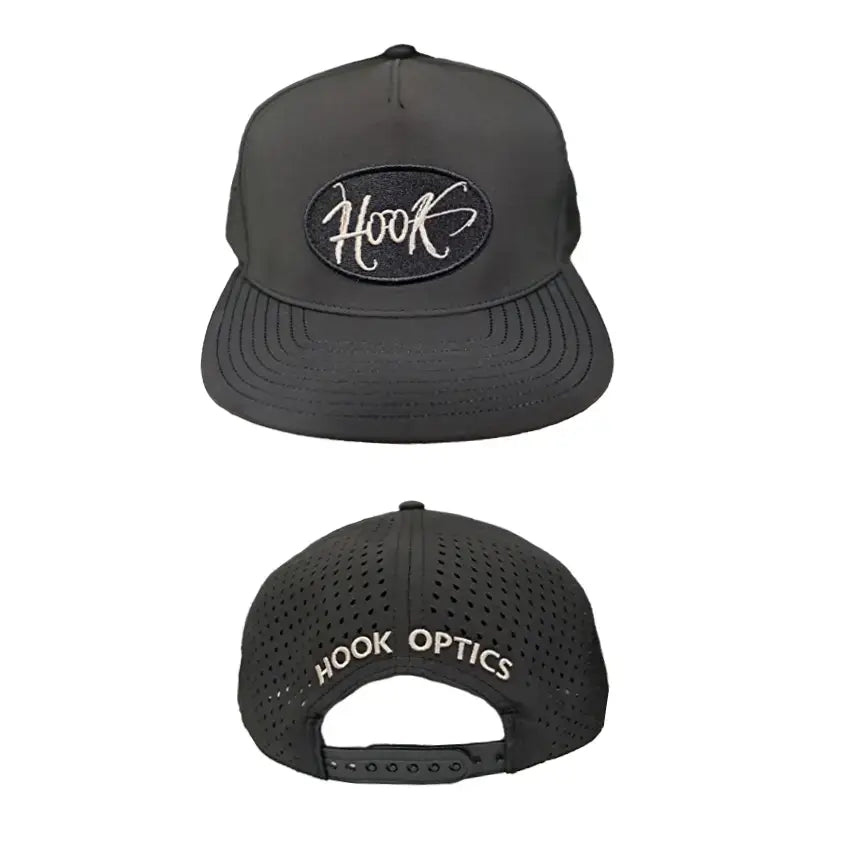 Hook Optics Black Trucker Hat