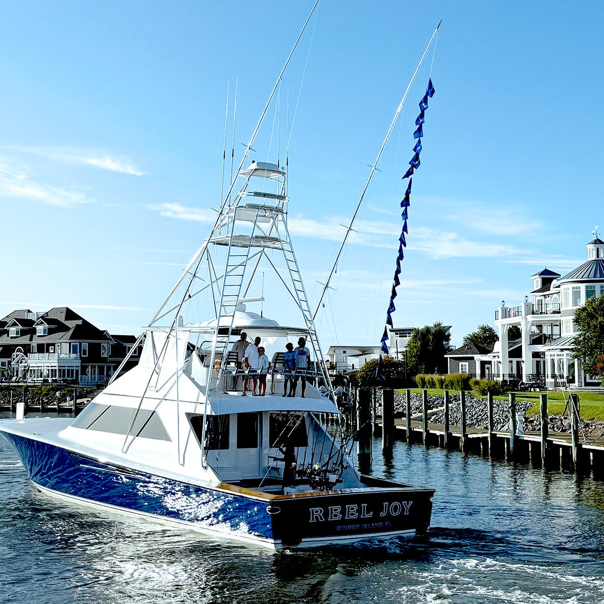 Reel Joy has a great day catching Marlin at sunset marina
