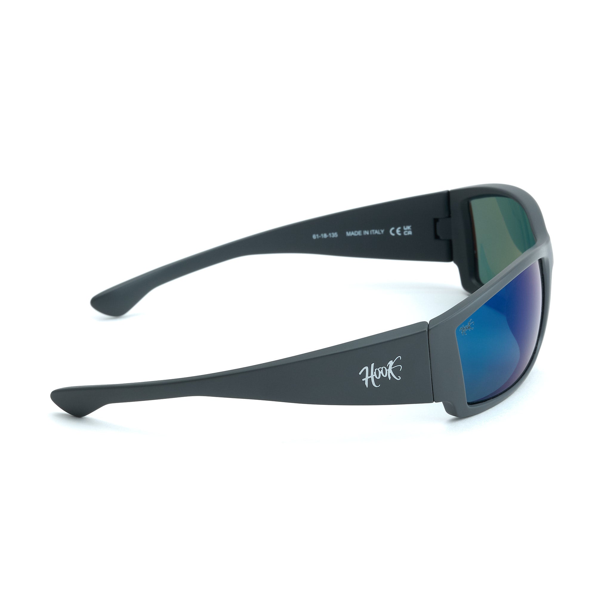 Yellowfin sunglasses with polarized Zeiss lenses for spotting fish in bright sun.