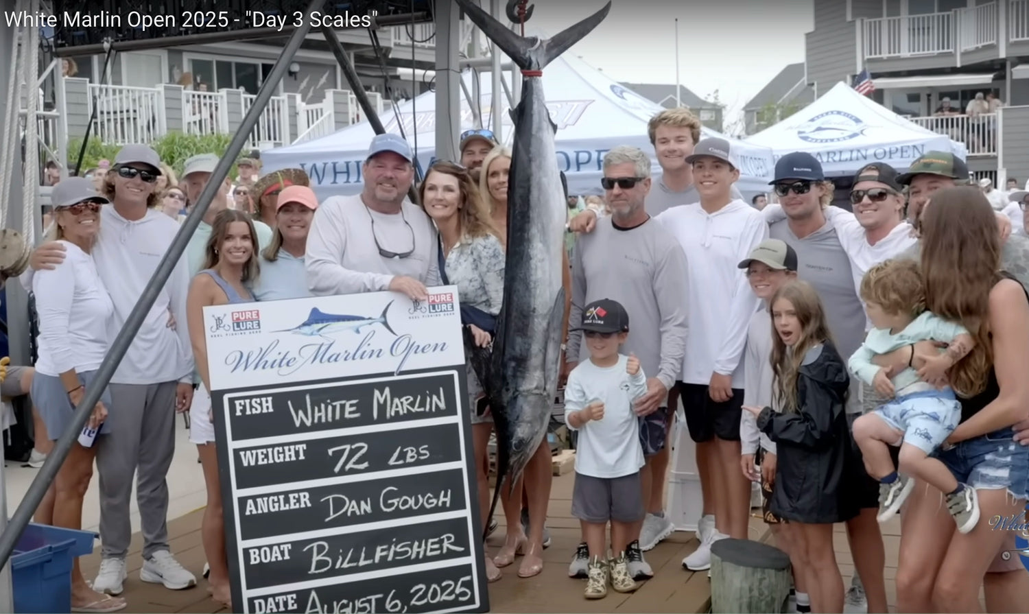 The Billfisher wins the 2025 White marlin Open wearing Hook Optics Sunglasses
