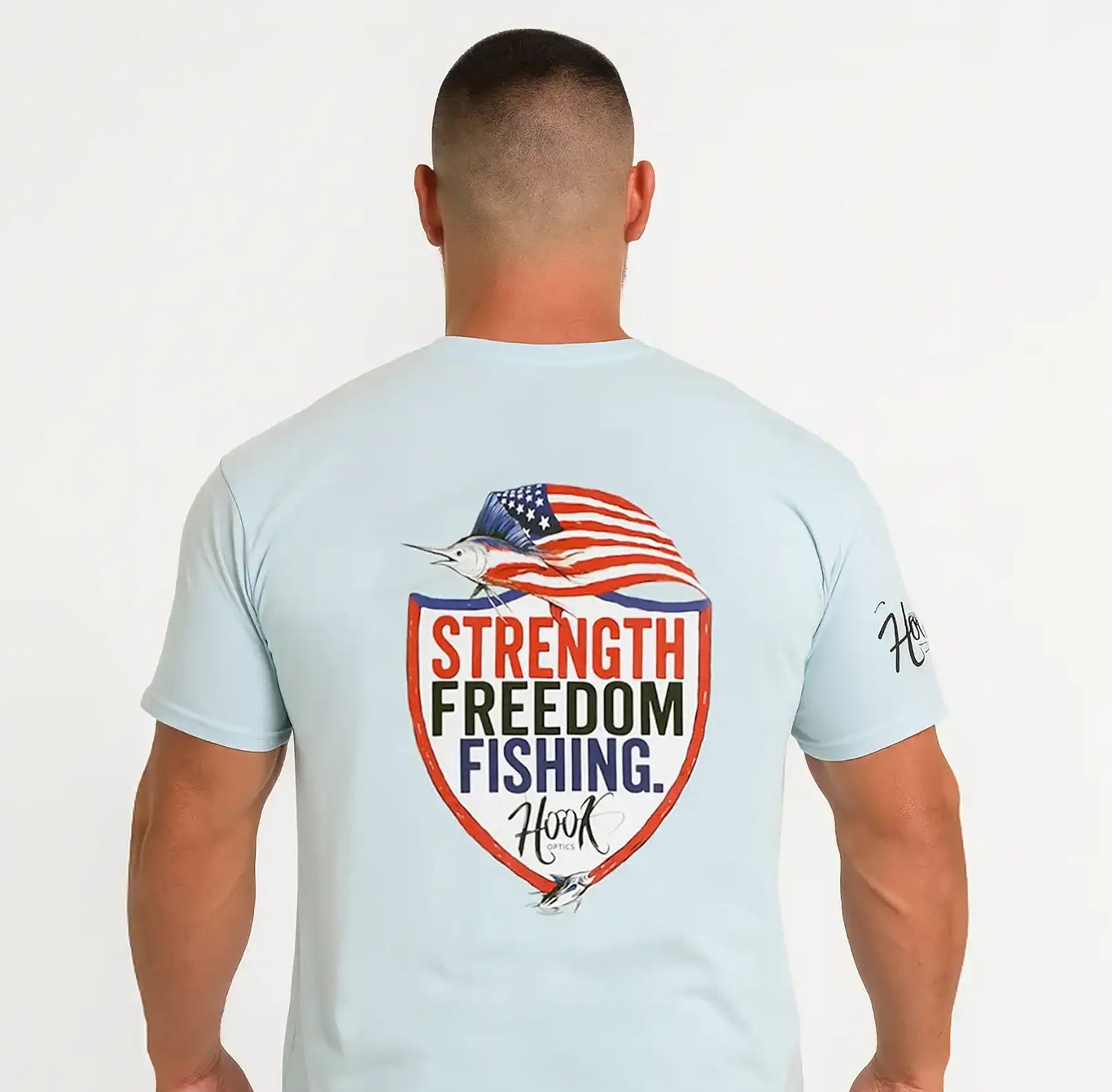 Hook Optics Bamboo Mens Fishing T-shirts - Hook sunglasses