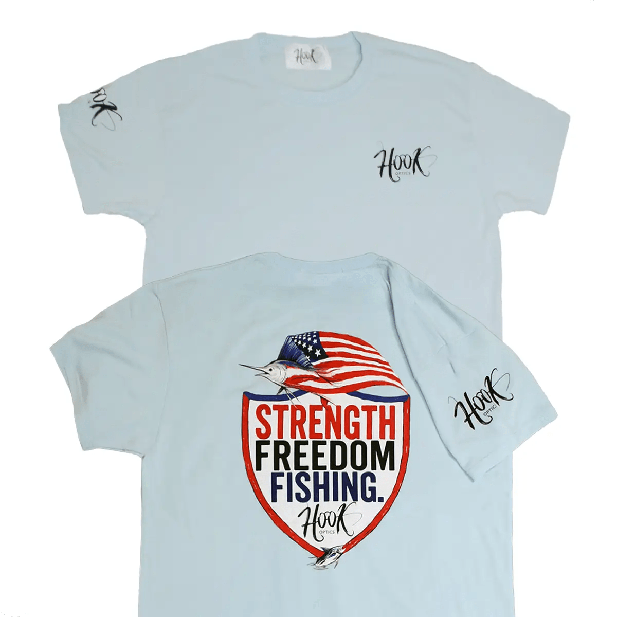 Hook Optics Bamboo Mens Fishing T-shirts - Hook sunglasses