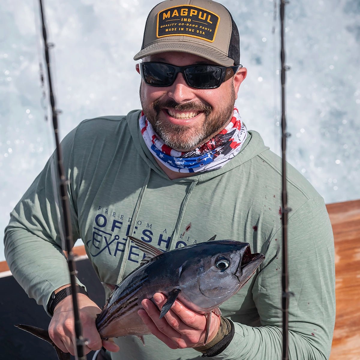 YELLOWFIN Polarized Sunglasses - Hook sunglasses- fishermen loving his Hook Optics