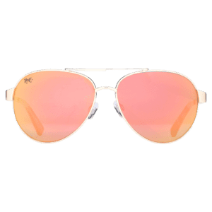 best aviator sunglasses by Hook Optics Rose Gold Hey Chama