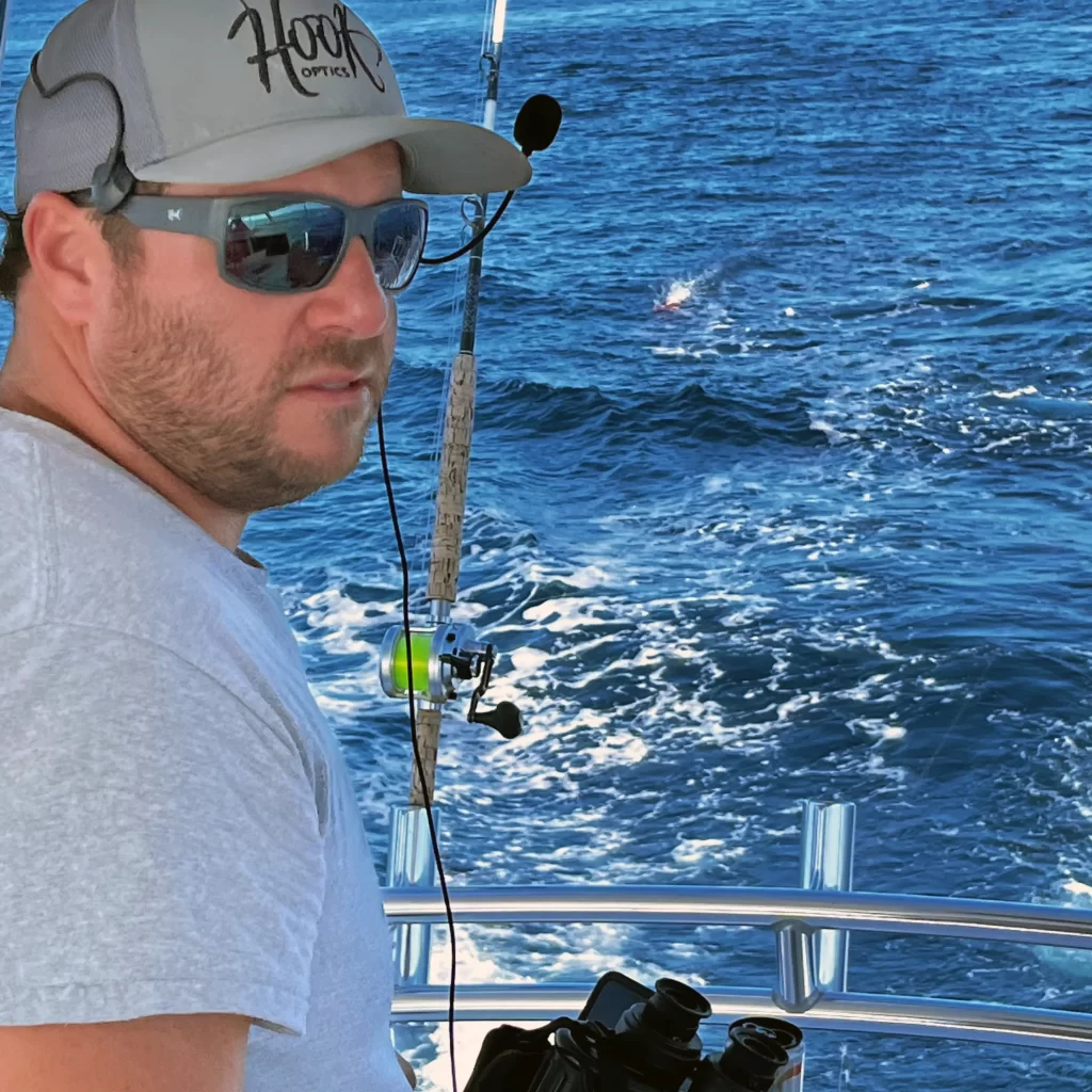 Captain Anthony Pino. learn to fish on Backlash Radio Podcast